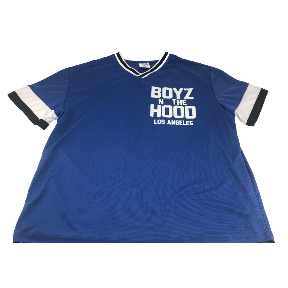 Boyz N The Hood Men's Jersey Shirt 2XL AOP Los Angeles 91 Graphic Tee‎ 117508